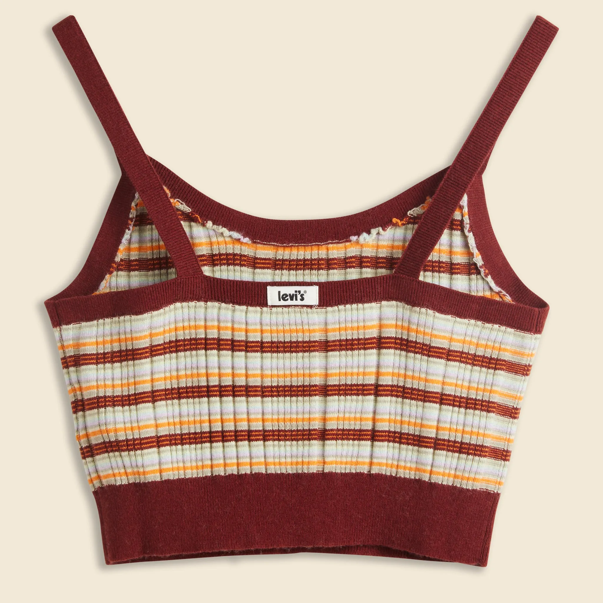 1/2 Sweater Top - Saffron Fired Brick