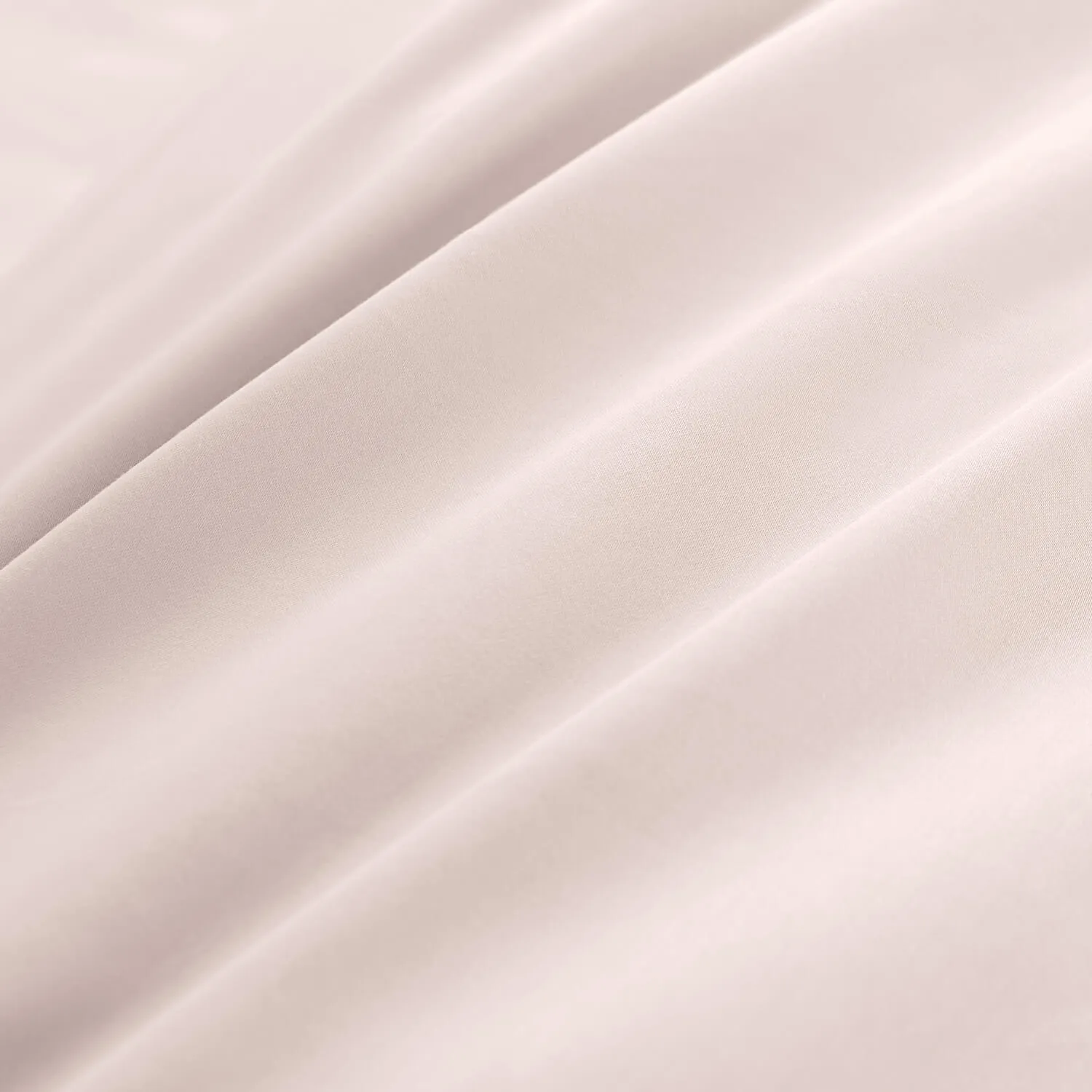 400 Thread Count Sateen Flat Sheet 100% Cotton - Blush