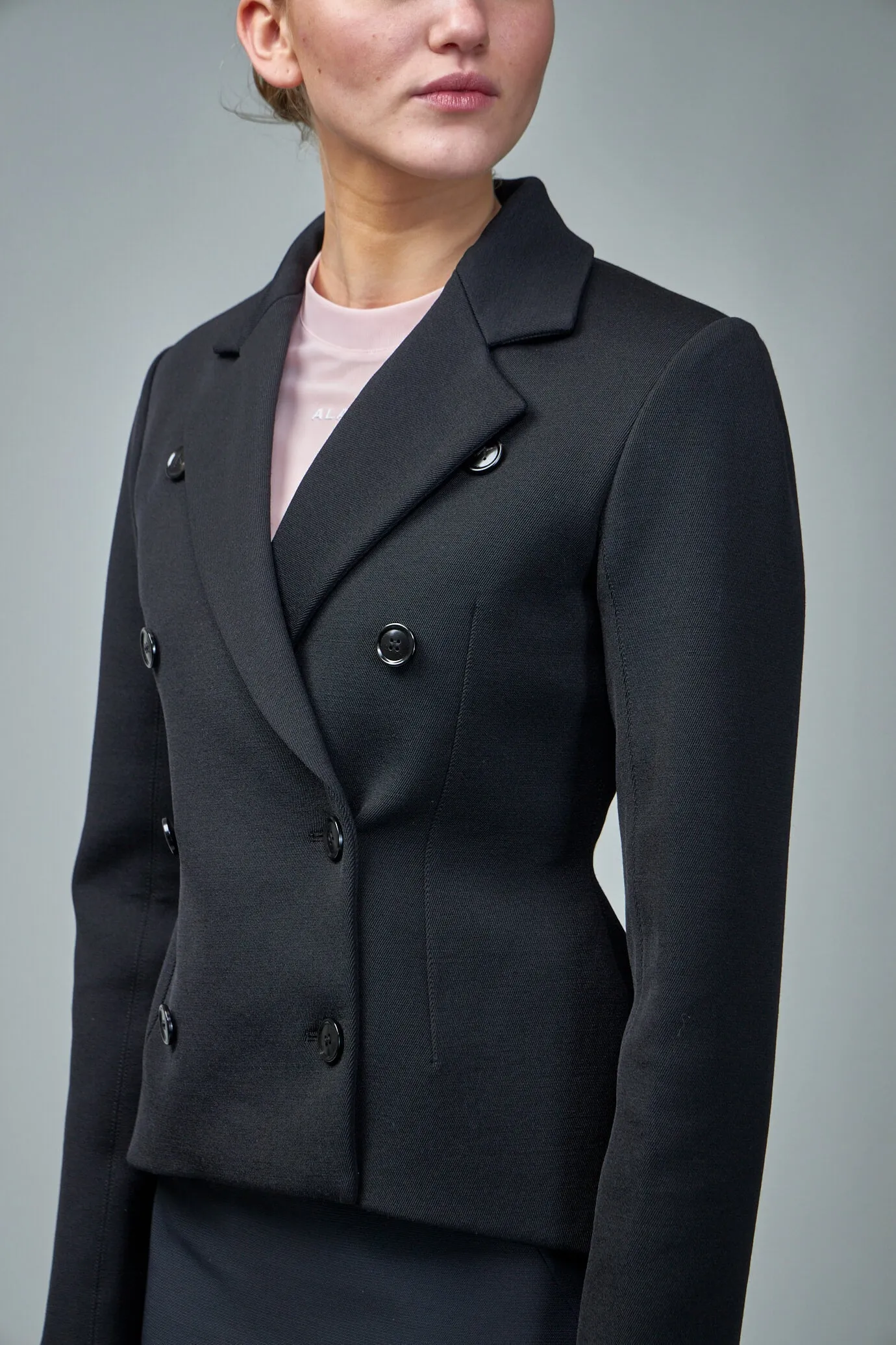 A Line Jacket Stretch Gabardine