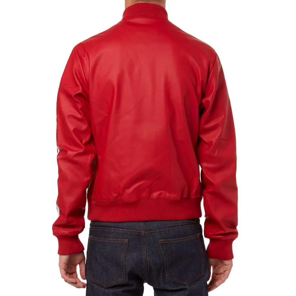 Adidas Consortium x Pharrell Williams Leather Track Top 'Solid'Red