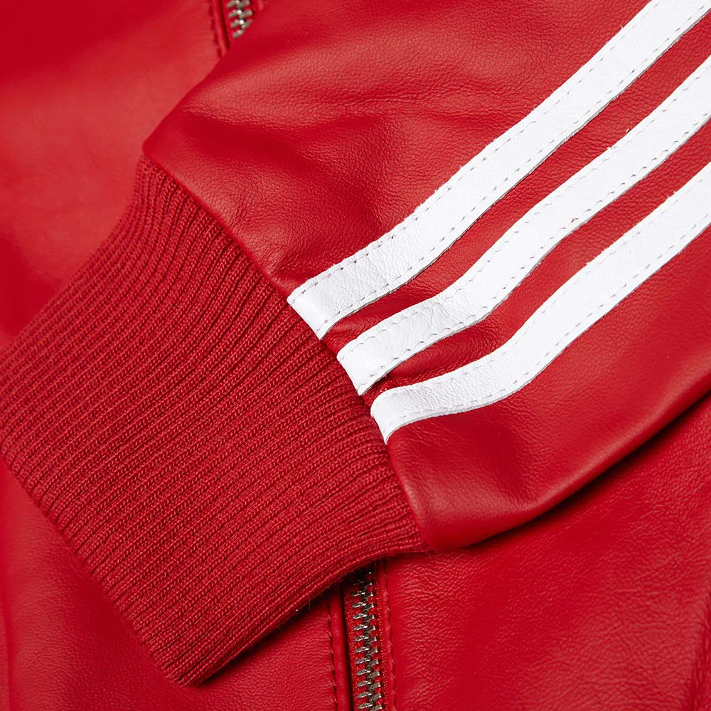 Adidas Consortium x Pharrell Williams Leather Track Top 'Solid'Red