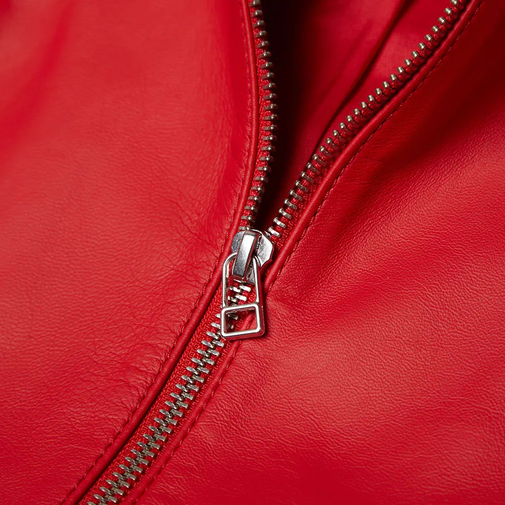 Adidas Consortium x Pharrell Williams Leather Track Top 'Solid'Red