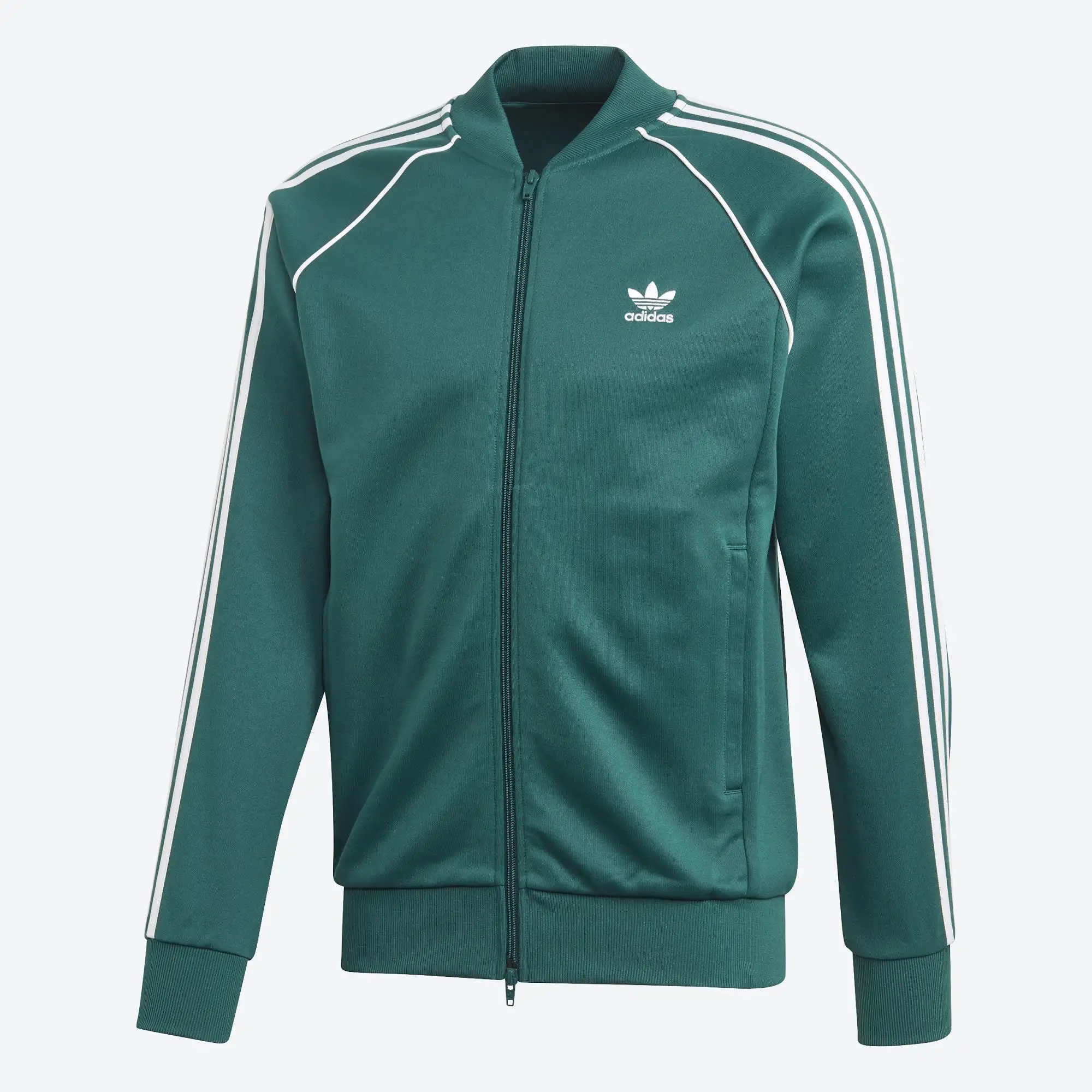 Adidas Originals Men's Superstar Track Top - Green Size Small