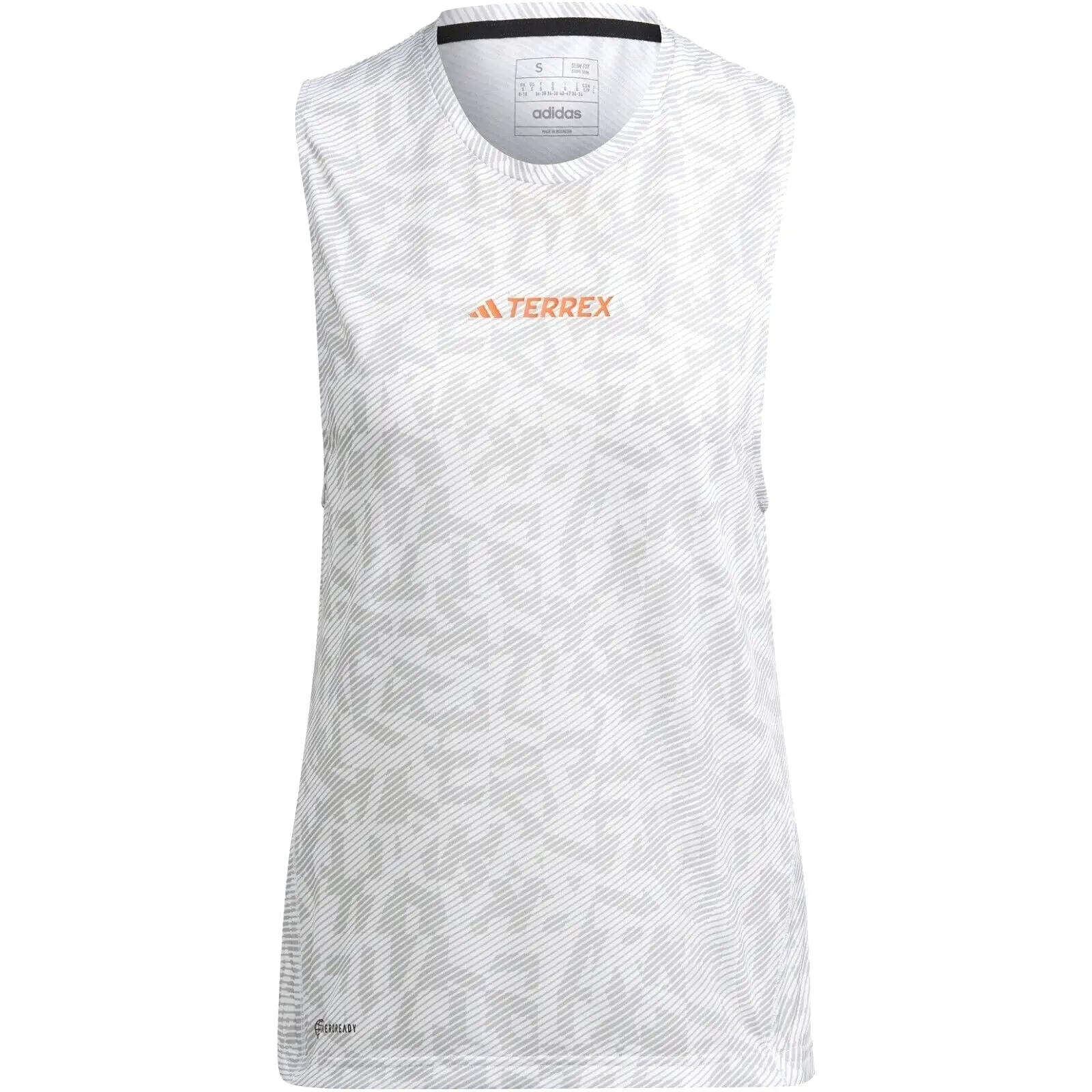 adidas Terrex Agravic Trail Running Vest Mens Tank Top White