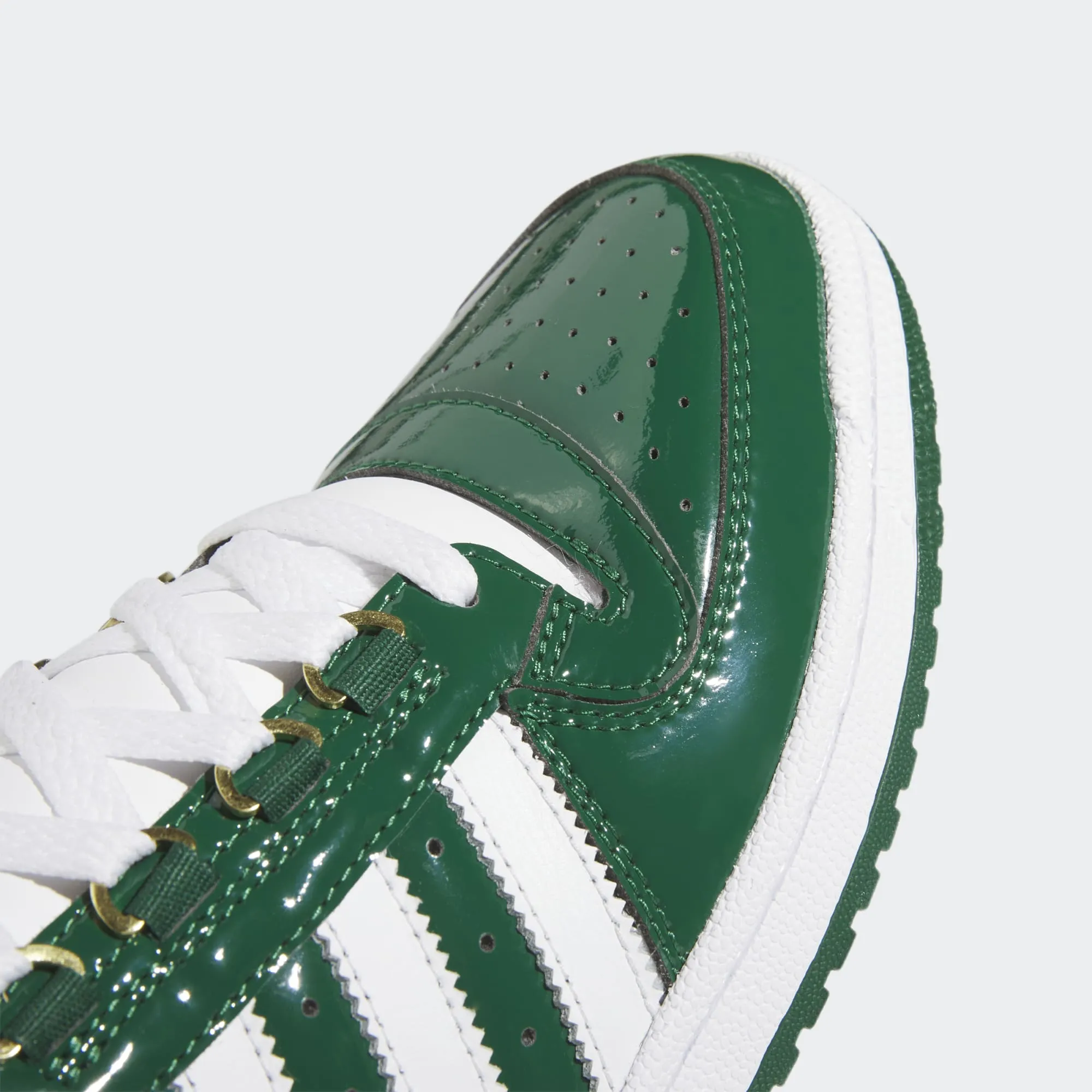 Adidas Top Ten Patent Leather Green White