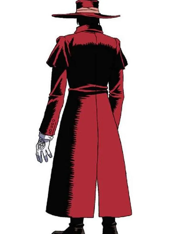 Alucard Hellsing Halloween Costume Red Coat | Buy Alucard Coat