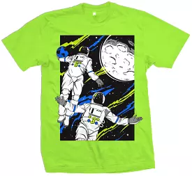 Astro Alley Oop - Ghost Electric Green T-Shirt