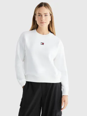 Badge Terry Boxy Fit Sweatshirt | Sweatshirts & Hoodies | Tommy Jeans