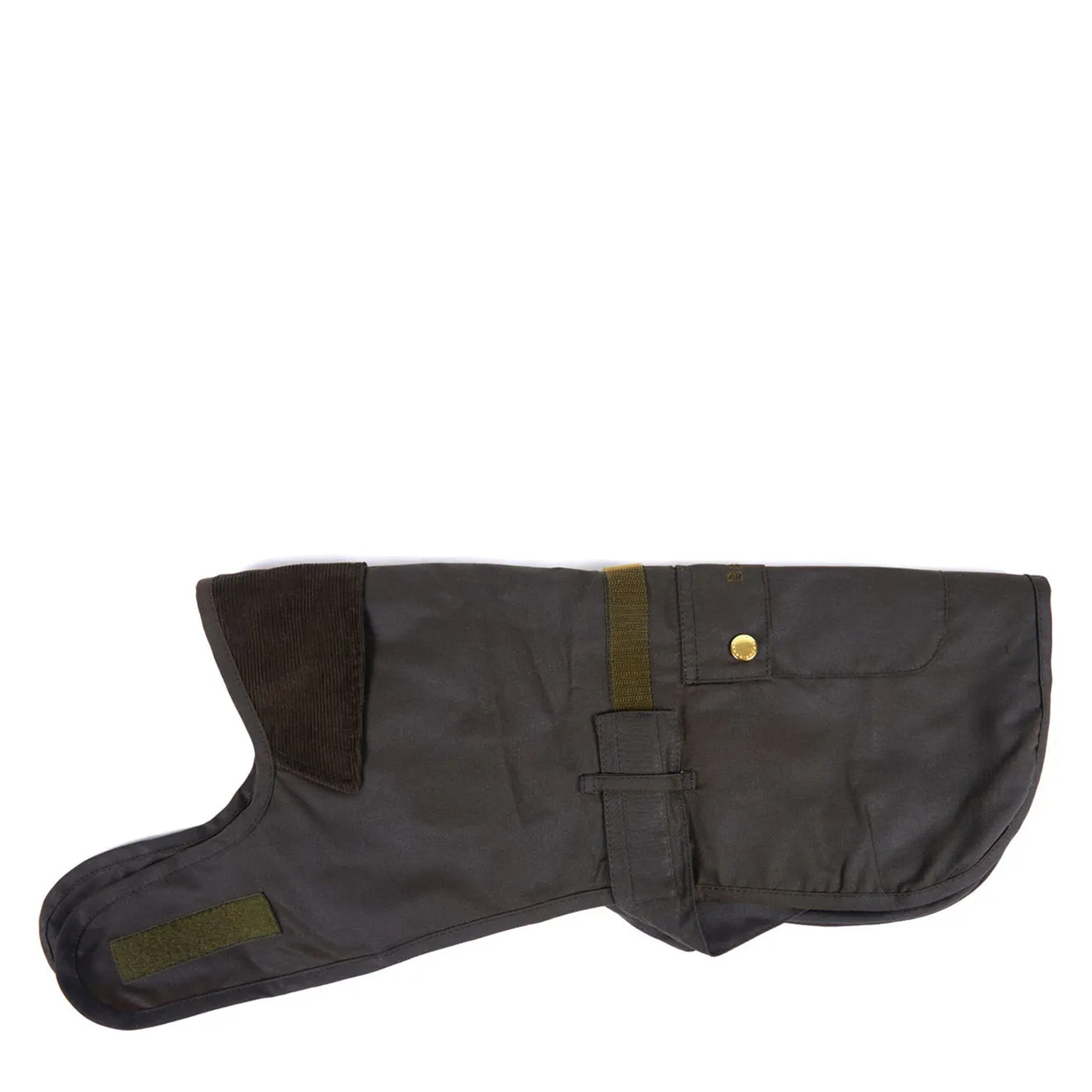 Barbour 2 in 1 Wax Cotton Dog Coat Olive