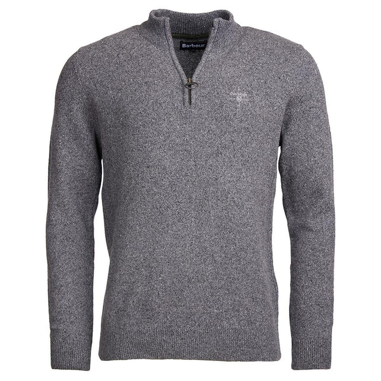 Barbour Tisbury Half Zip Grey