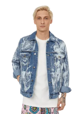 BARROW  Faded denim jacket - Multicolour