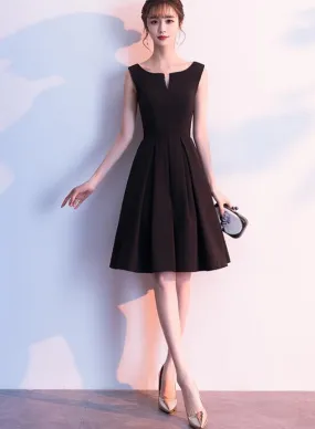 Beautiful Little Black Short Dress, Homecoming Dress, Short Formal Dress