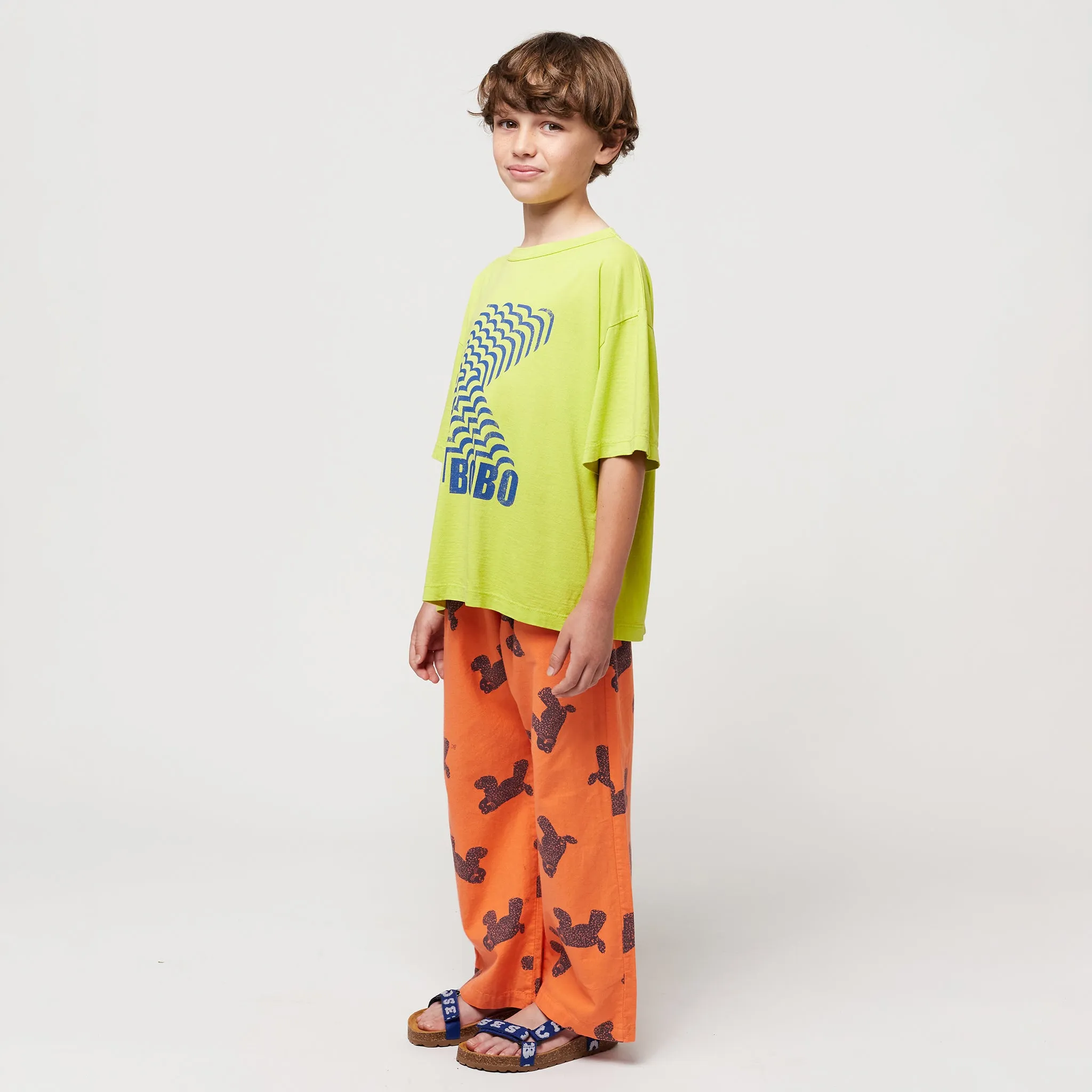 Bobo Choses Child Bobo Shadow T-shirt Green