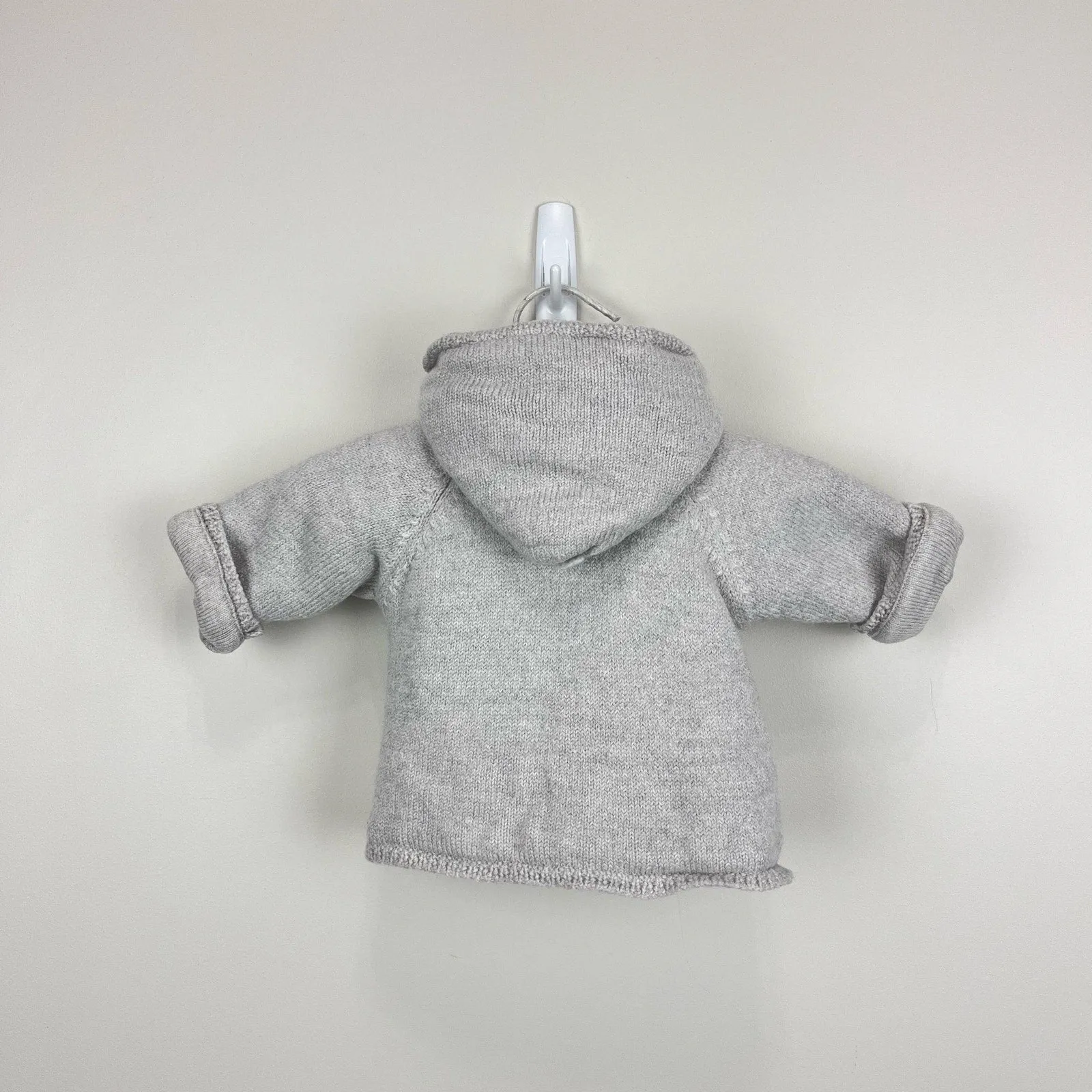 Bonpoint Gray Cardigan and Knit Pants Set 3 Months