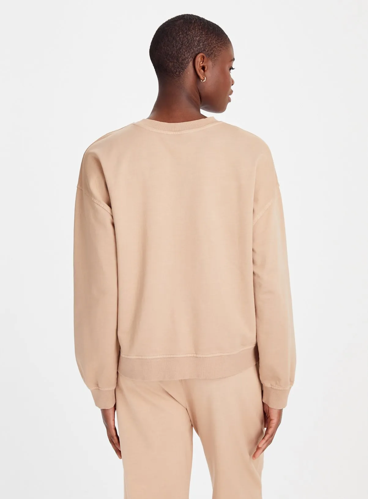 Buy Beige Washed Coord Sweatshirt M | Hoodies and sweatshirts | Tu