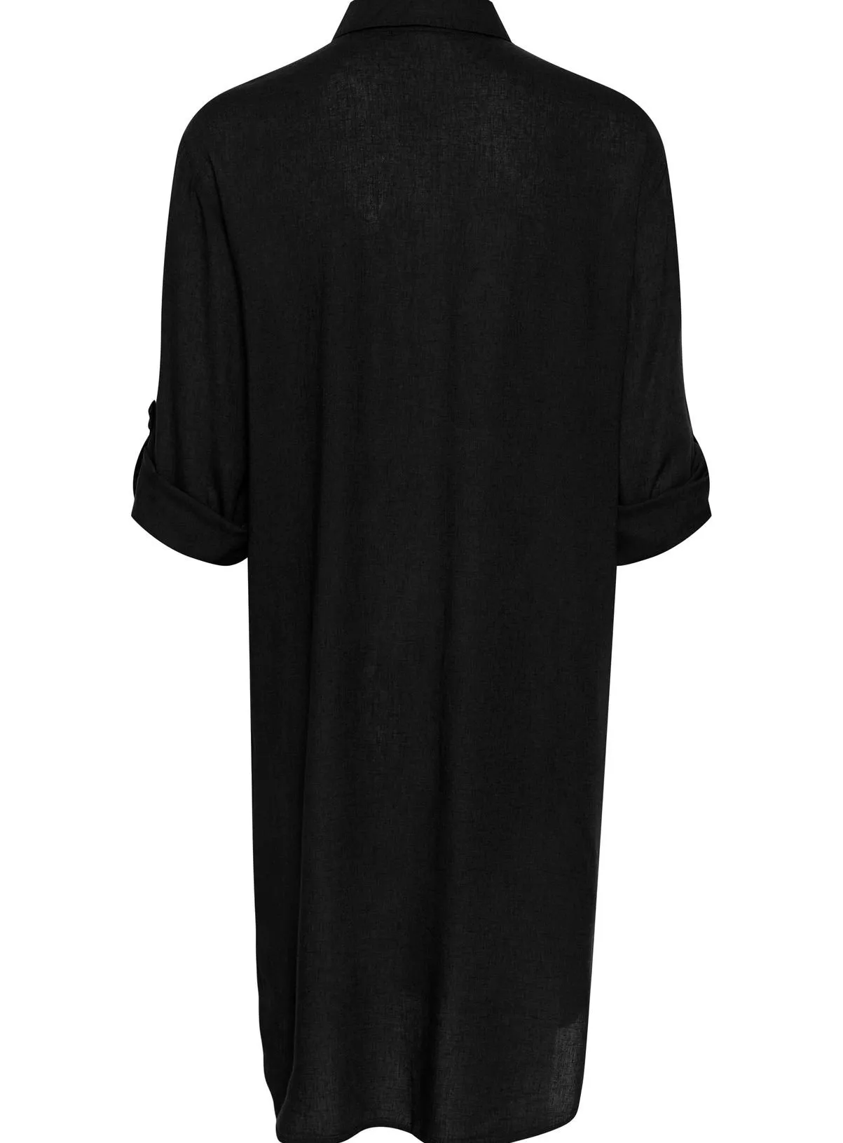 Buy KAFFE Milia Mid Thigh Length Shirt Dress Black 10 | Dresses | Tu