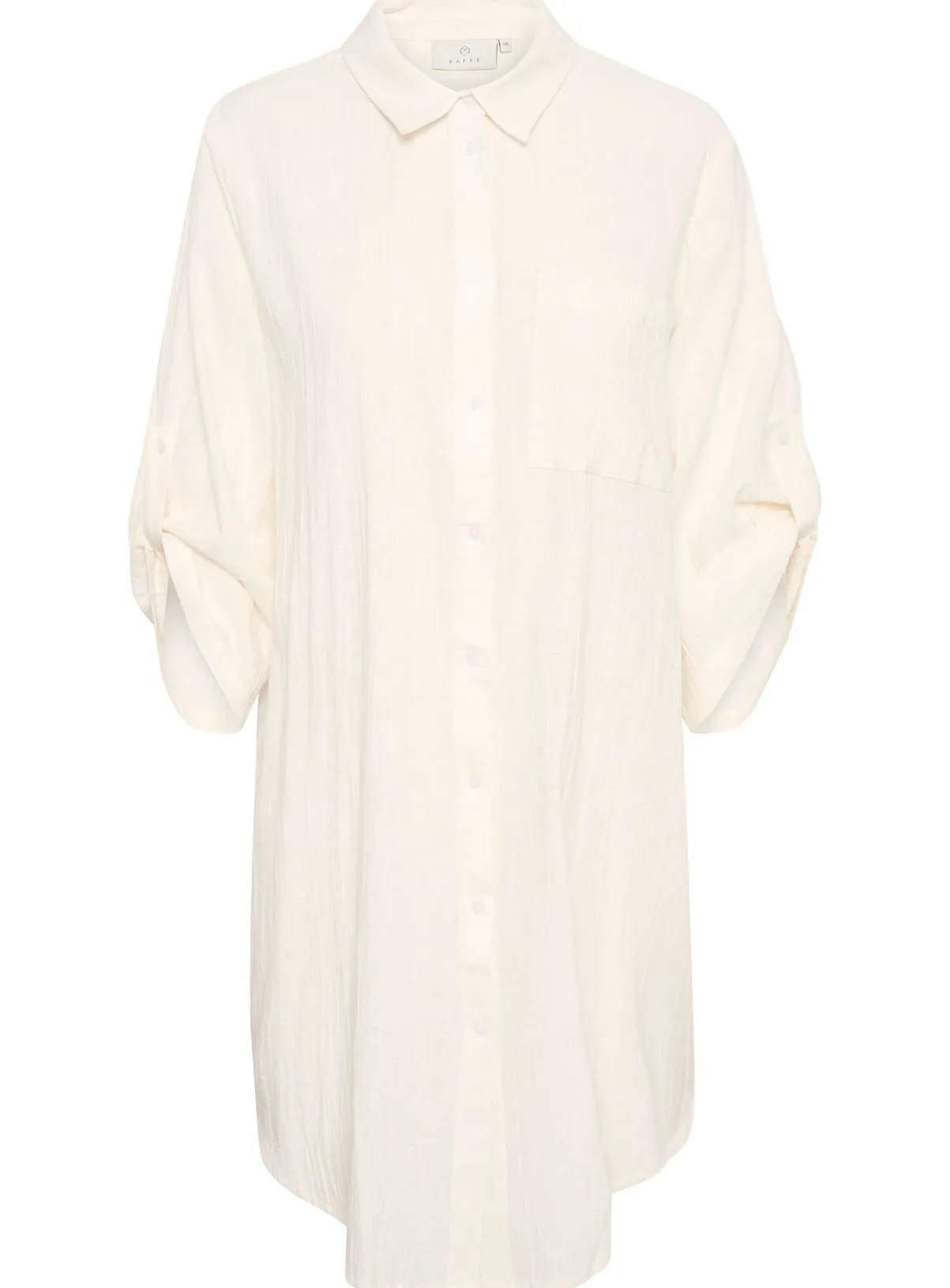 Buy KAFFE Pauline Above Knee Length Shirt Dress White 10 | Dresses | Tu