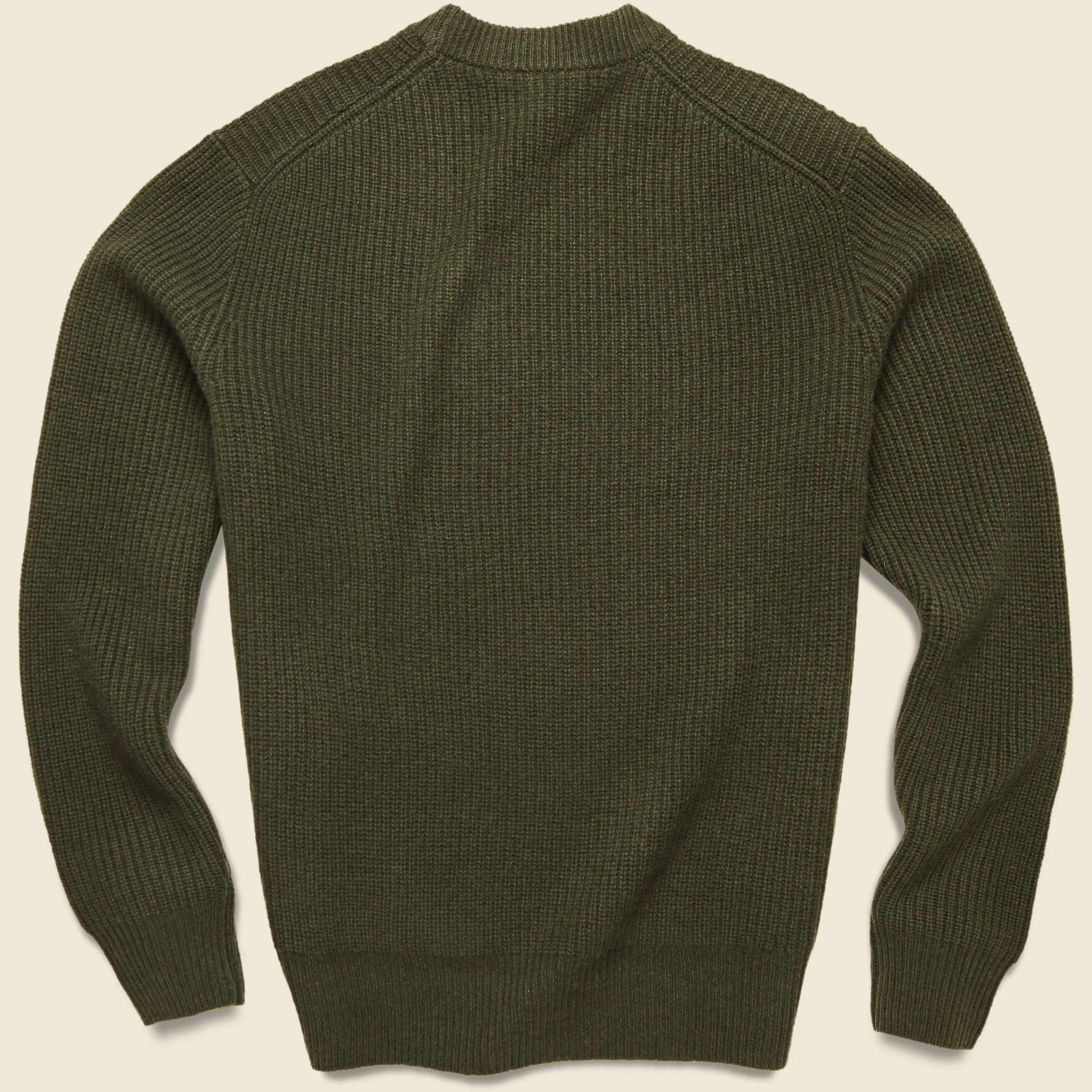 Cashmere Jordan Sweater - Deep Olive