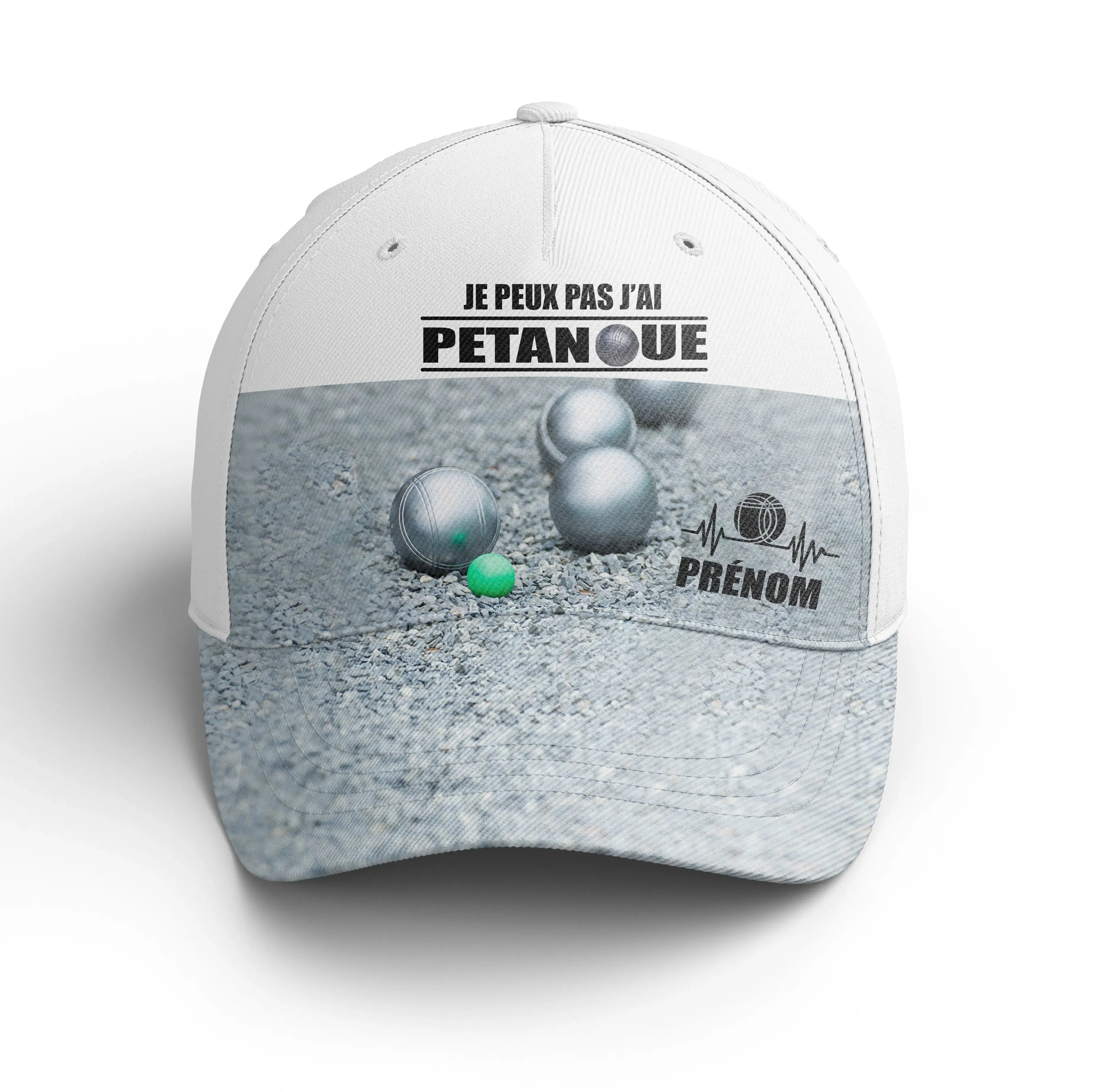 Casquette Performance Pétanque, Cadeau Personnalisé Bouliste, Boule De Pétanque, Je Peux Pas J'ai Pétanque - CT14072321