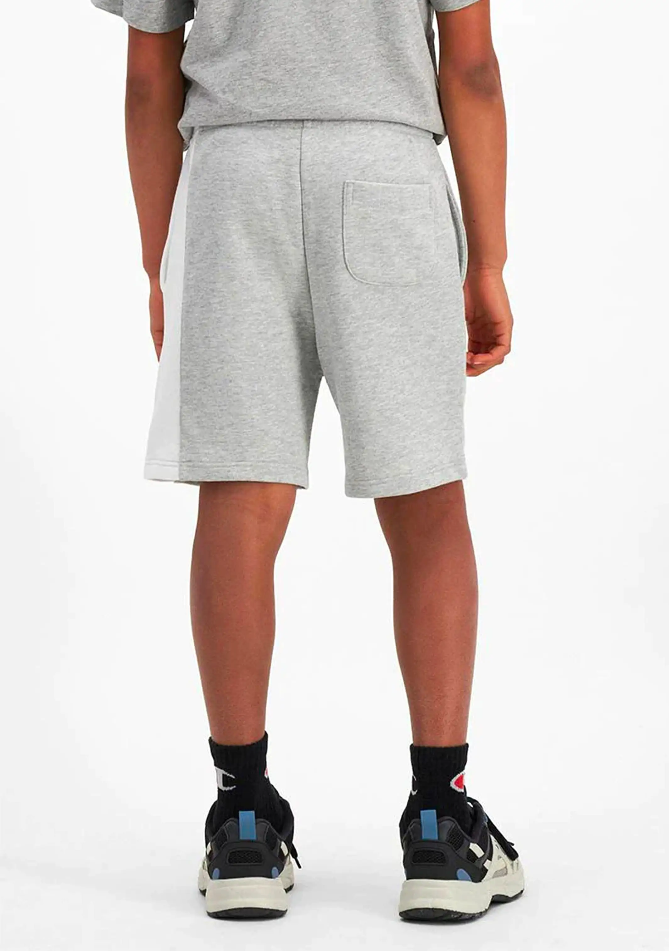 Champion Junior Boys French Terry Panel Shorts <BR> KVUNN A3R