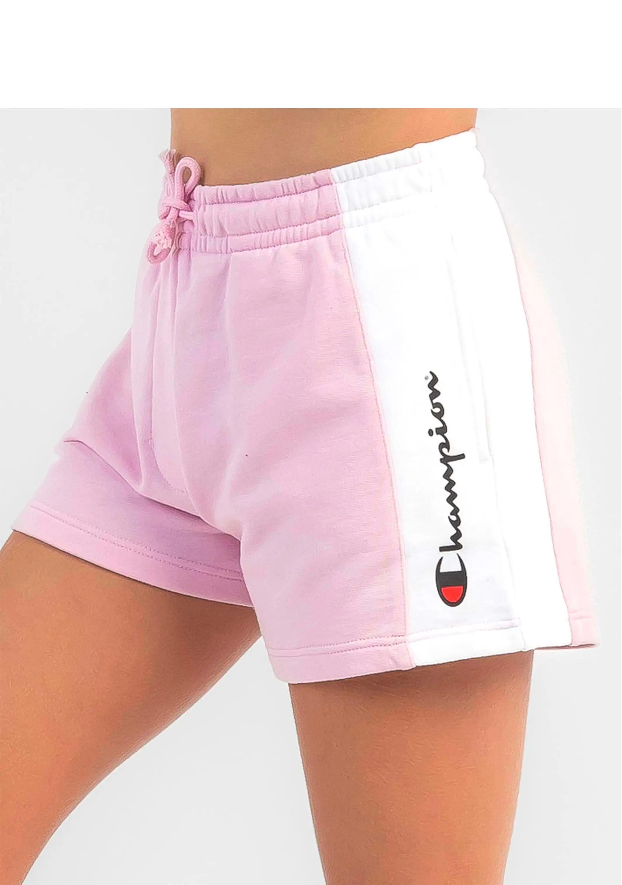 Champion Junior Girls' French Terry Panel Shorts <BR> KVUMN IXL