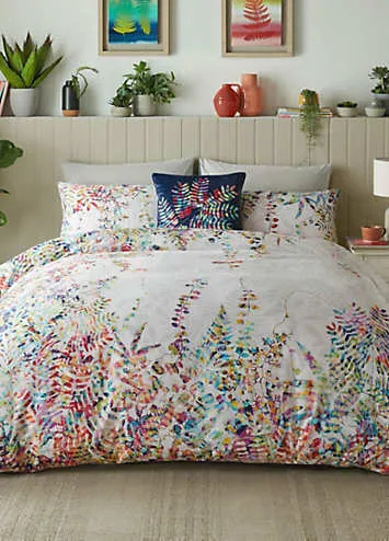 Clarissa Hulse Cascading Kaleidoscope 100% Cotton Sateen 220 Thread Count Duvet Cover Set | Kaleidoscope