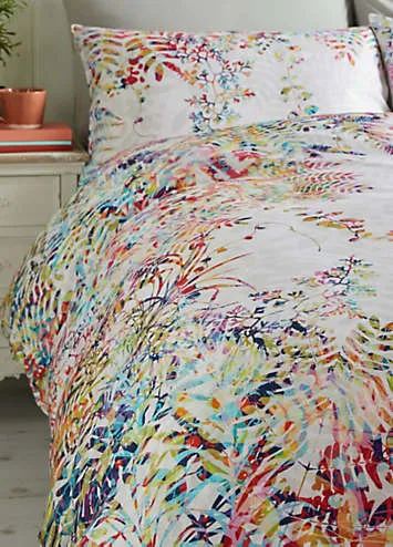 Clarissa Hulse Cascading Kaleidoscope 100% Cotton Sateen 220 Thread Count Duvet Cover Set | Kaleidoscope