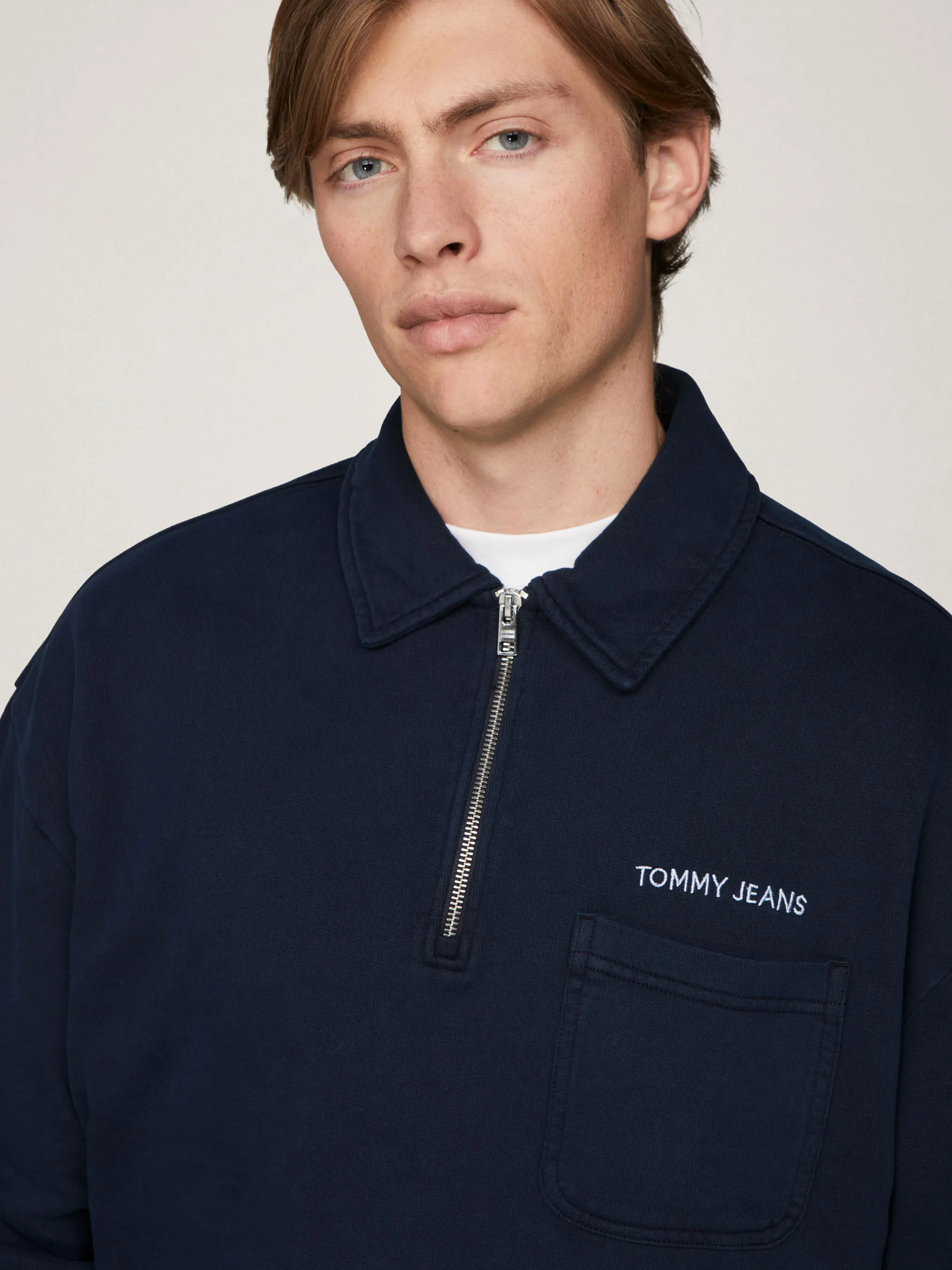 Classic 1/4 Zip Sweatshirt | Sweatshirts & Hoodies | Tommy Jeans