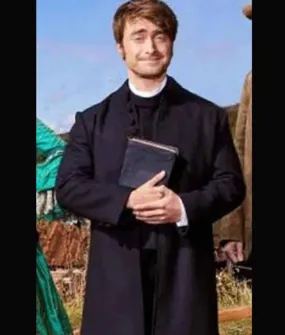 Daniel Radcliffe Miracle Workers Coat | Daniel Radcliffe Fabulous Coat