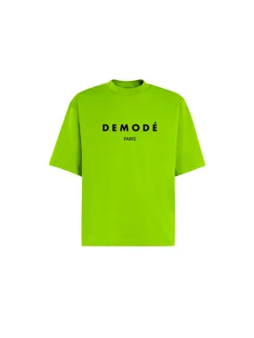 DEMOD LOGO T-SHIRT IN GREEN