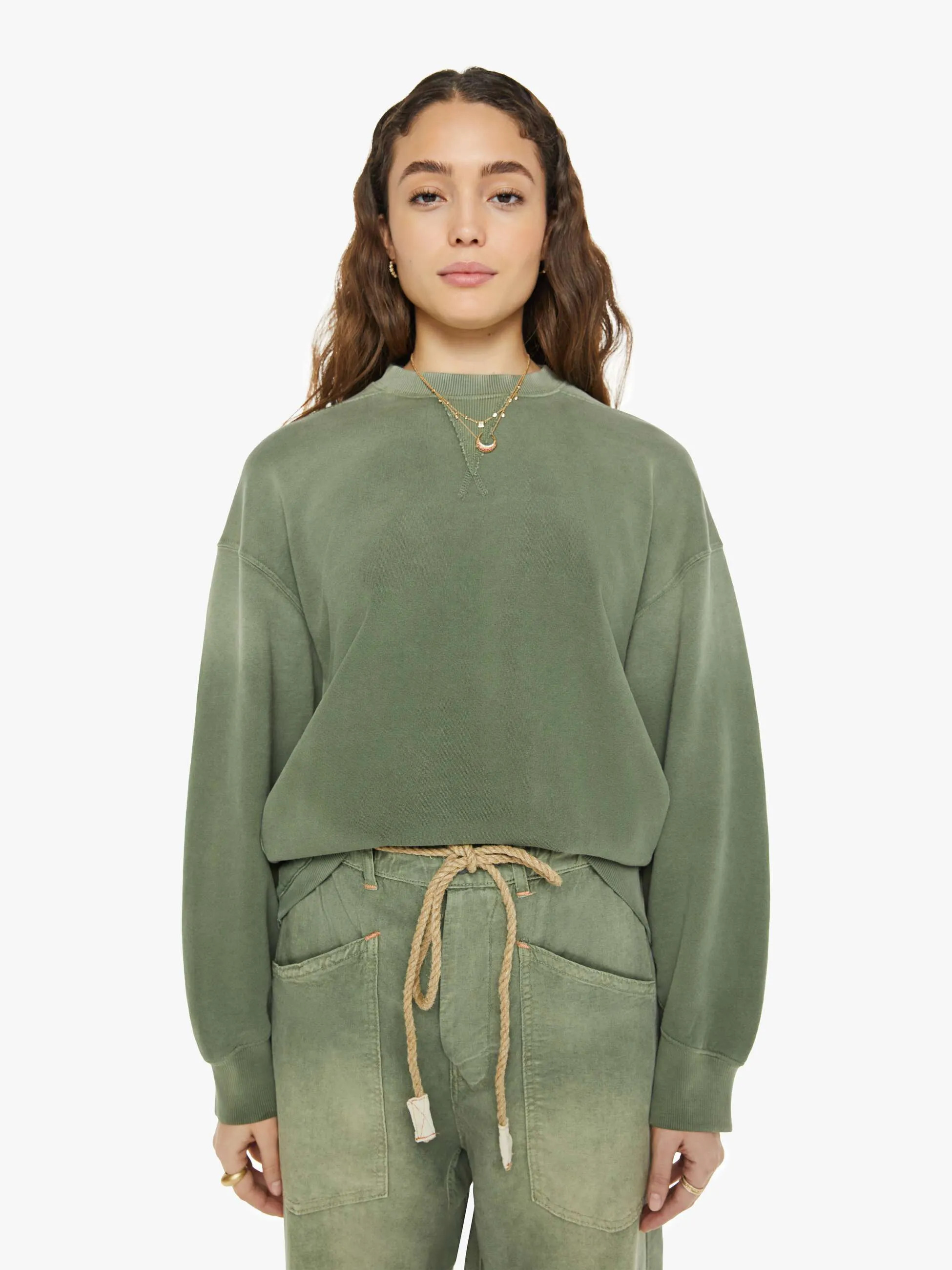 Dr. Collectors Relax French Terry Sweatshirt - Olive Army