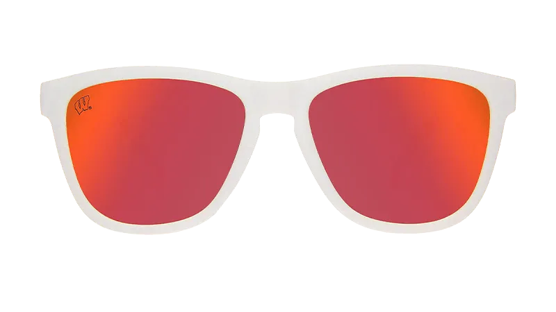 goodr OG Polarized Sunglasses Collegiate Collection - University of Wisconsin–Madison - Bucky Vision