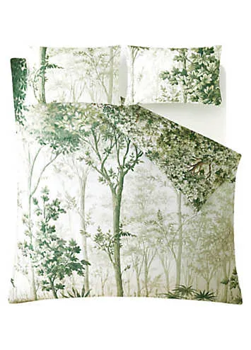 Graham & Brown Coppice Forest 100% Cotton Sateen 220 Thread Count Duvet Cover Set | Kaleidoscope