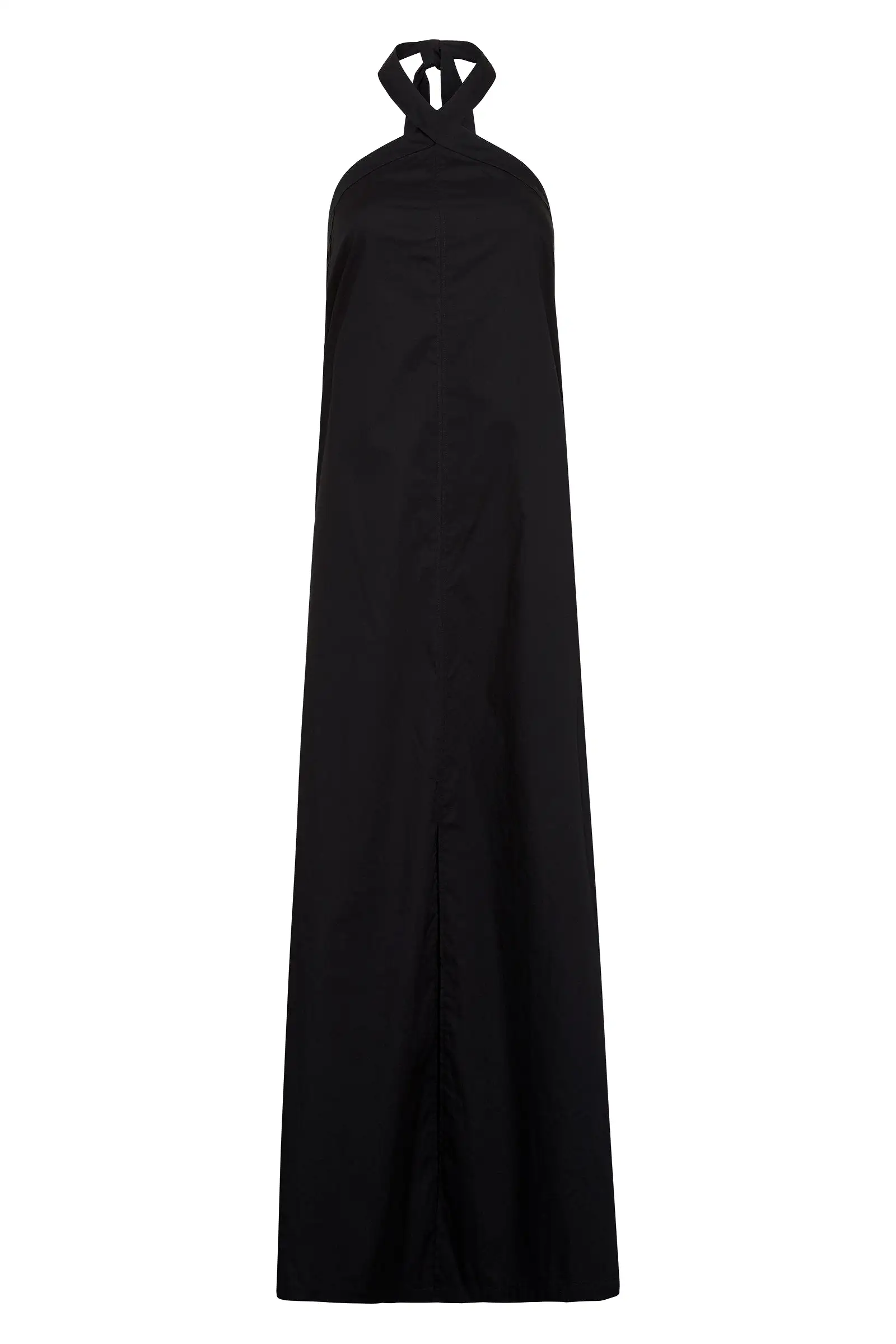 HALTER DRESS - BLACK