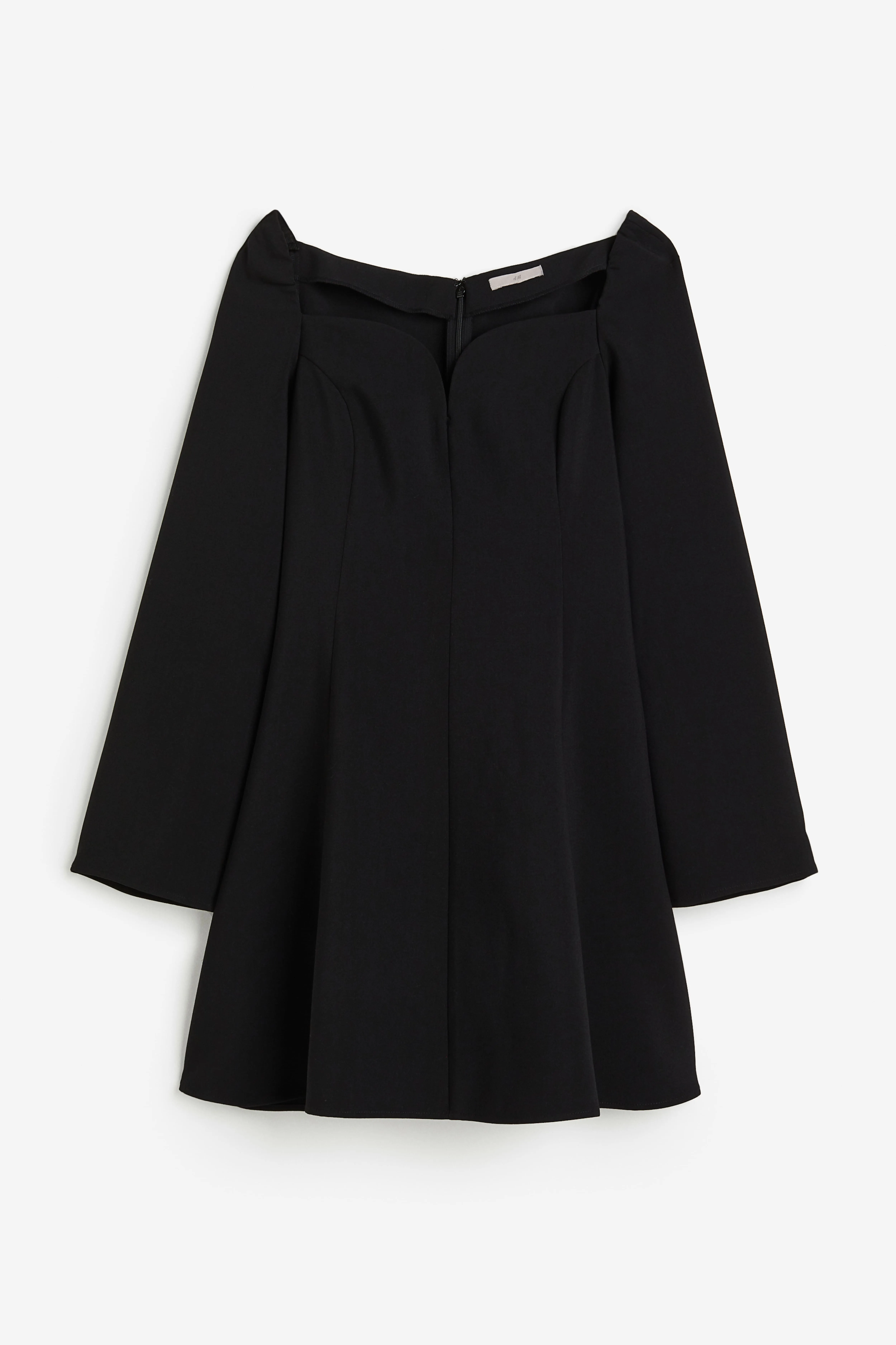 H&M Sweetheart-neckline Mini Dress