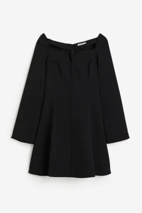 H&M Sweetheart-neckline Mini Dress