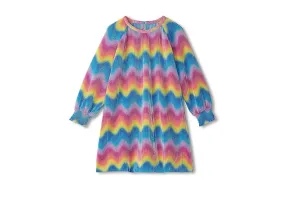 Hatley Kids Rainbow Wave Pleated A-line Dress (Toddler/Little Kid/Big Kid)