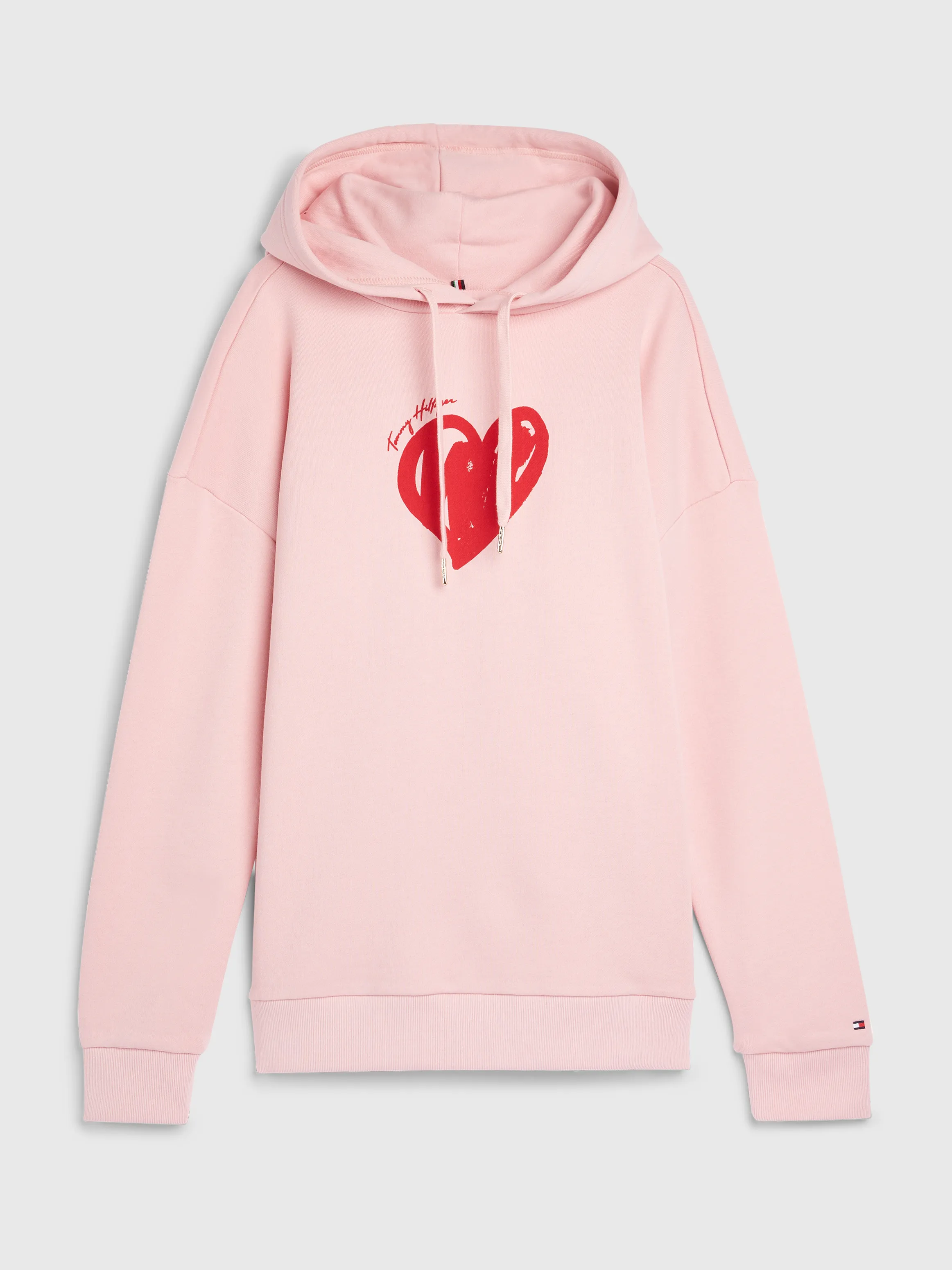 Heart Print Relaxed Fit Hoodie | Sweatshirts & Hoodies | Tommy Hilfiger