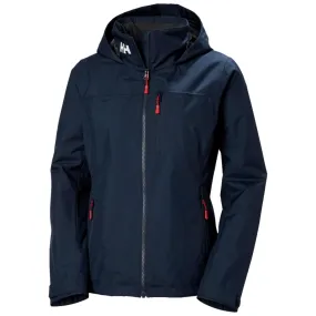 Helly Hansen Women's Navy Crew Hooded Midlayer Jacket 2.0