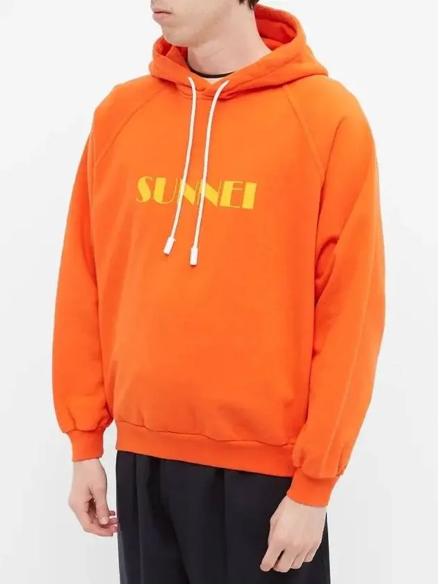 Hood Unisex Big Logo Hoodie Red Orange MRTWXJER010