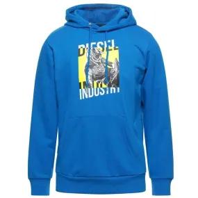 Hoodies & Sweatshirts | Biker Logo Blue Hoodie | Diesel