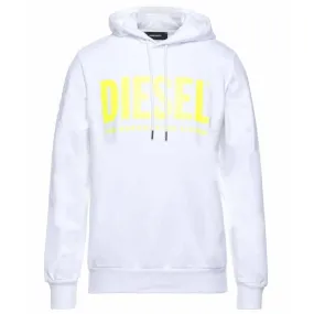 Hoodies & Sweatshirts | Large Bold Logo White Hoodie | Diesel