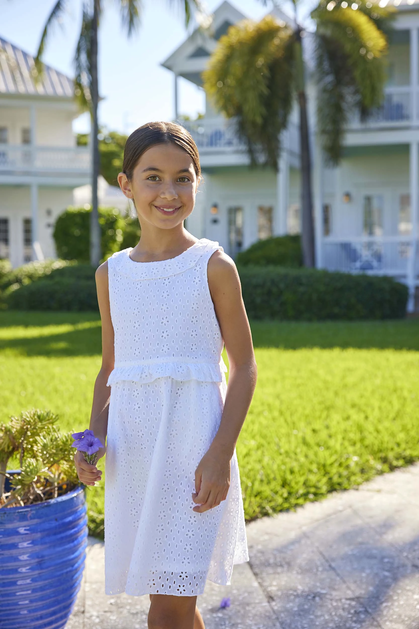 Isabel Sundress - White Eyelet