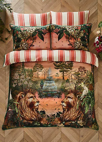 Joe Browns Regal Lion 100% Cotton Sateen 200 Thread Count Duvet Cover Set | Kaleidoscope