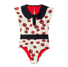 Kids Little Creative Factory Child Chelsea Blouse Swimsuit - Red