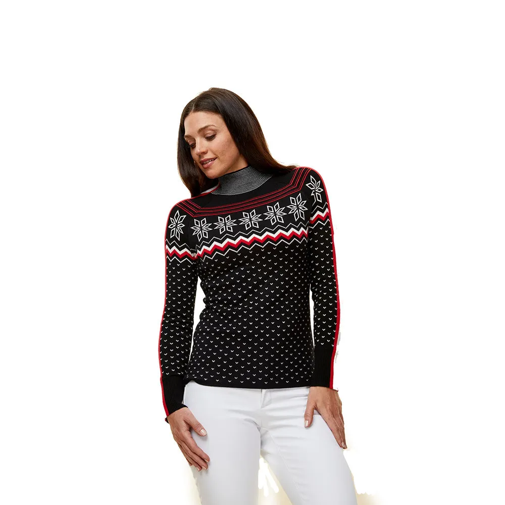 Krimson Klover Snowhut Womens Mock Neck Sweater 2023