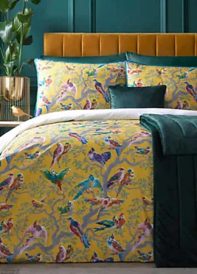 Laurence Llewelyn-Bowen Birdity Absurdity 100% Cotton Sateen 200 Thread Count Duvet Cover Set | Kaleidoscope