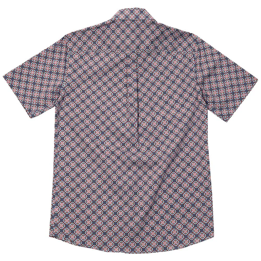 Liberty Owen Short Sleeve ShirtDark Red