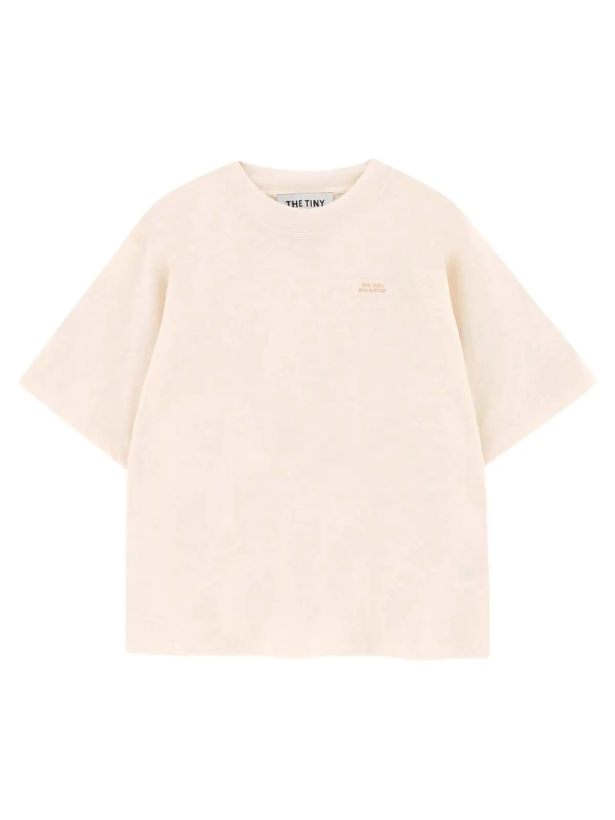 Light Cream Basic Relaxed Tee