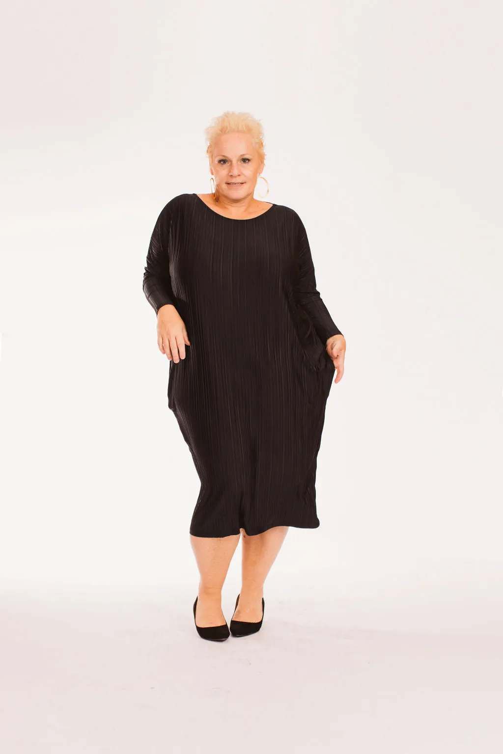 Little Black Cocoon Dress